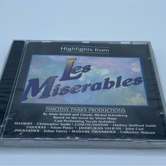 Les Miserables Highlights Timothy Parks Productions CD Legacy Entertainment - Picture 3 of 7